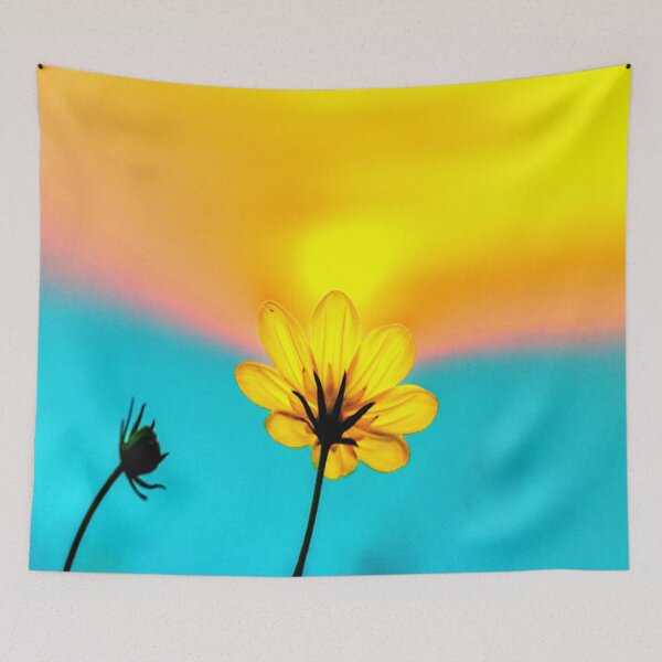 Item preview, Yellow Cosmos Flowers With Little Sunshine designed and sold by ShamaBo.