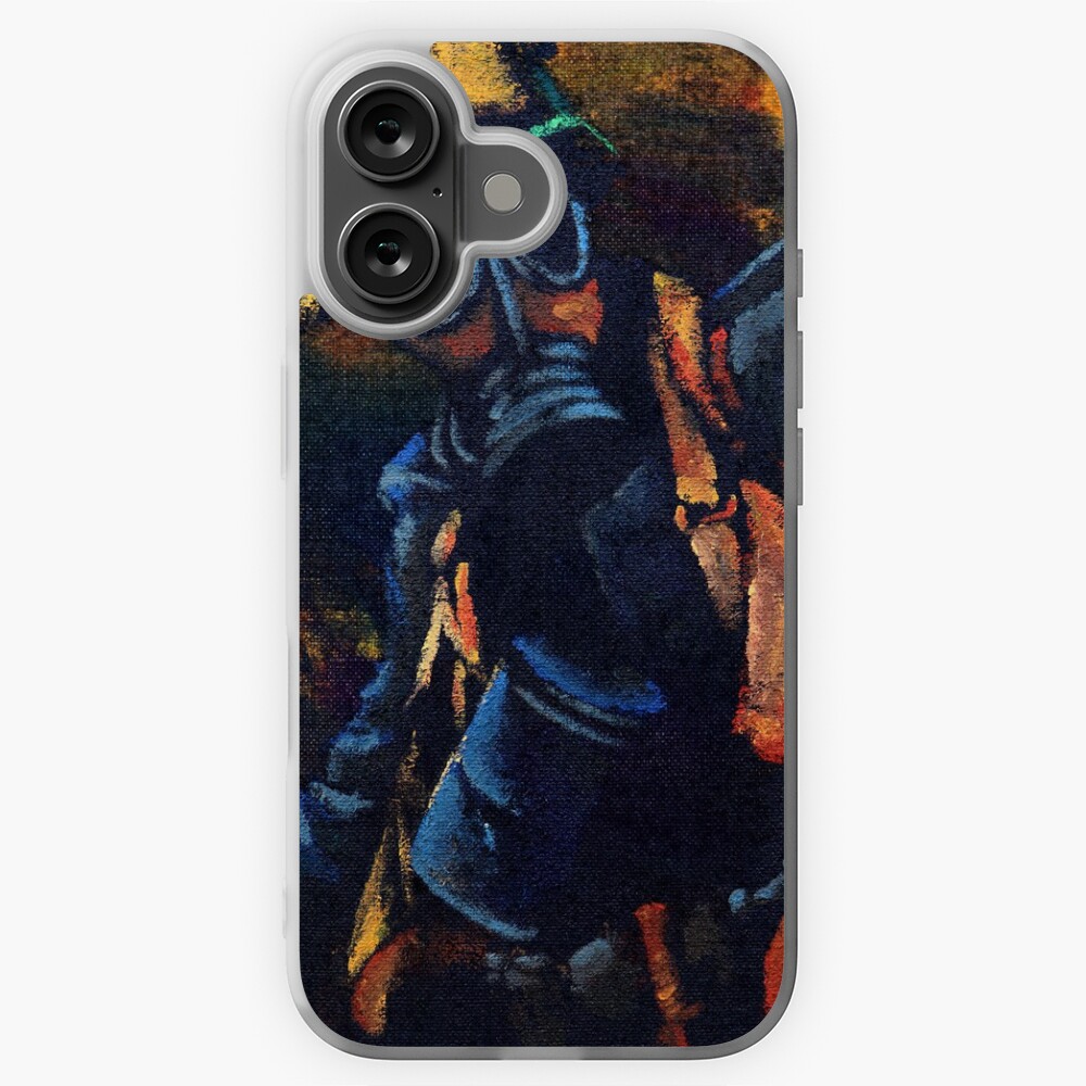 Vista previa del artículo con la obra «Funda blanda para iPhone», diseñado y vendido por Artsworth.
