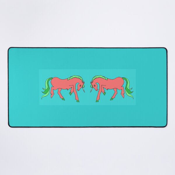 Unicorns Playing Desk Mat