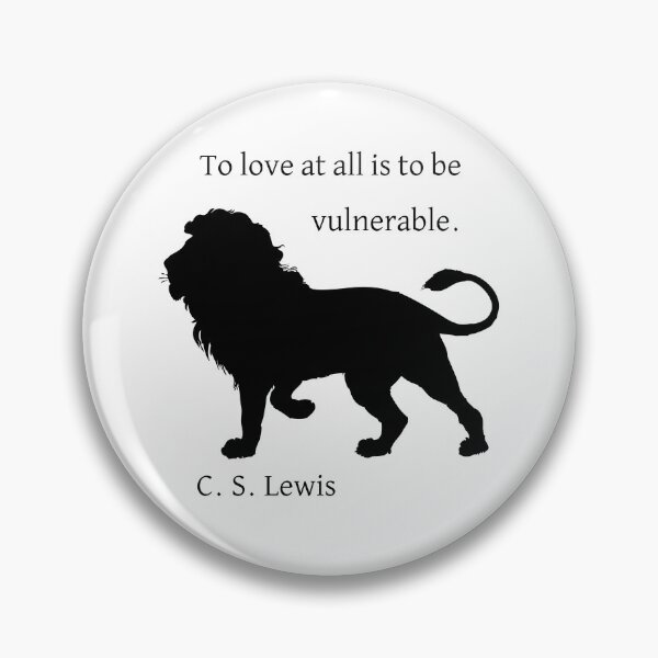 Item preview, C. S. Lewis quote "To love at all is to be vulnerable" designed and sold by MalloryCrafts.