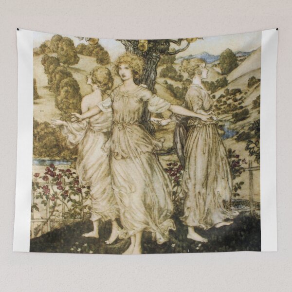 Item preview, Vintage Book Illustration by Arthur Rackham designed and sold by Bellathewilde.