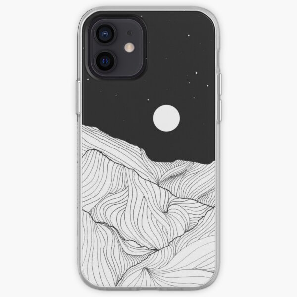Lines In The Mountains Art iPhone Soft Case