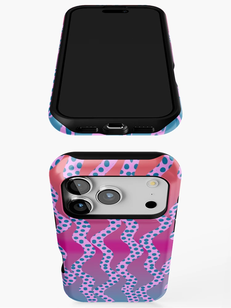 Thumbnail 3 of 4, iPhone Case, Flaming Colors Pattern designed and sold by LRGraphics.
