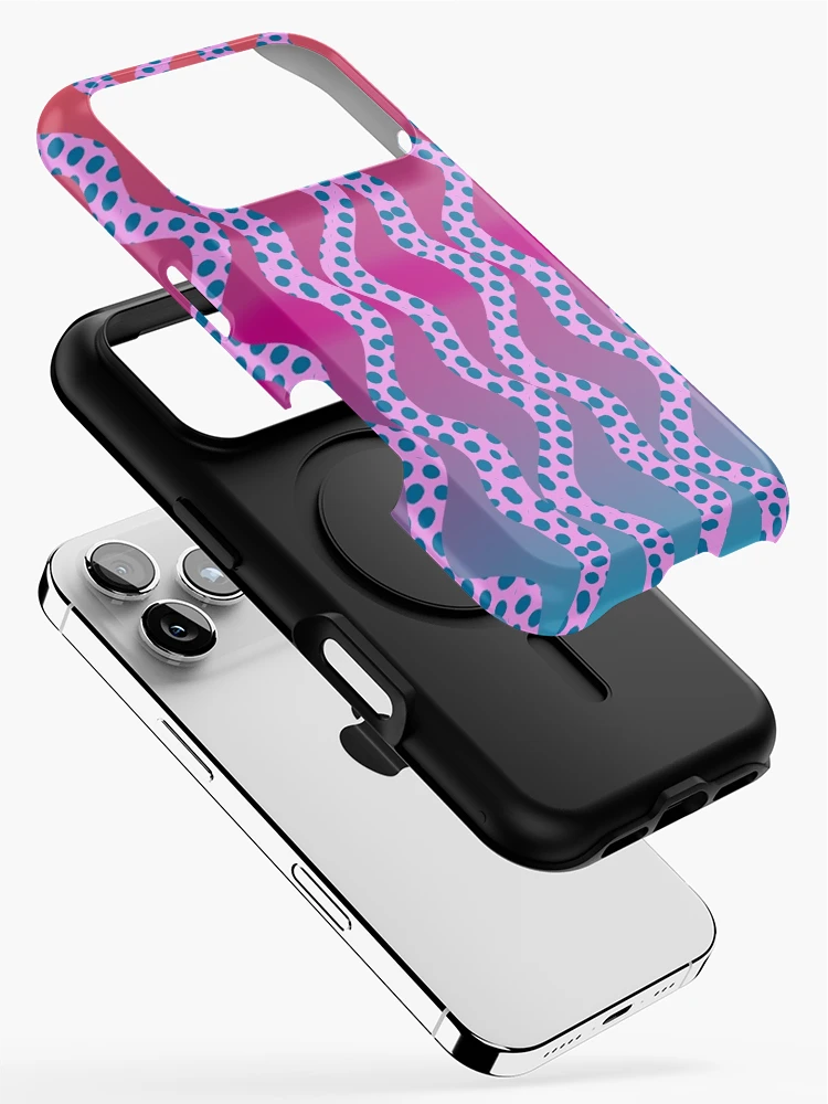 Thumbnail 2 of 4, iPhone Case, Flaming Colors Pattern designed and sold by LRGraphics.
