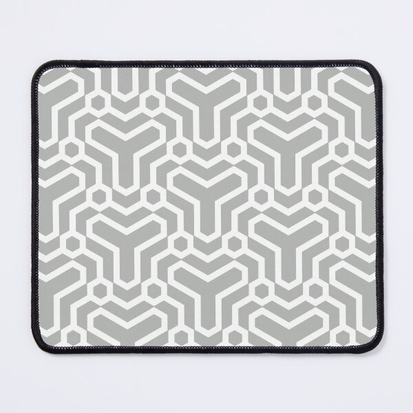 Item preview, Gray and White Minimal Line Art Pattern 5 Shapes Coordinates w/ 2022 Popular Color Behr Lunar Surface N460-3 designed and sold by ColorOfTheYears.