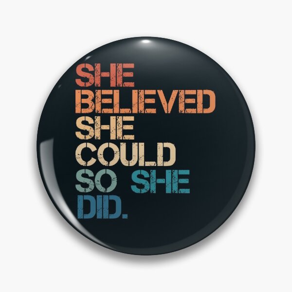 Item preview, Women Quote - She Believed She Could So She Did designed and sold by artbyvicky.