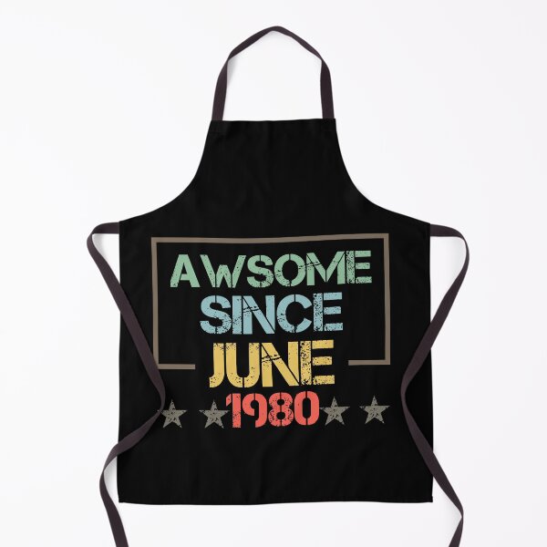 Item preview,   Awesome Since June 1980,Birthday Gift Idea,Mother's Day,Father's Day,Girlfriend,Boyfriend,Old 1980,Retro Vintage illustration and Design. designed and sold by Simo-One.