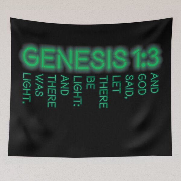 Item preview, Genesis 1:3 Green designed and sold by AdiDsgn.