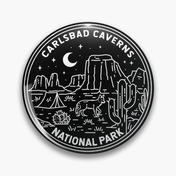 Item preview, Carlsbad Caverns National Park New Mexico Monoline designed and sold by KrisSidDesigns.