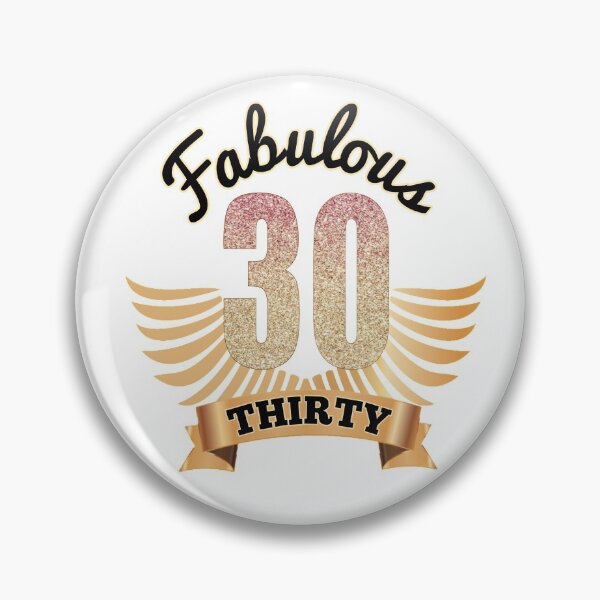 Item preview, Fabulous Thirty | Happy 30th Birthday designed and sold by JooArtPrints  ★★★★★.
