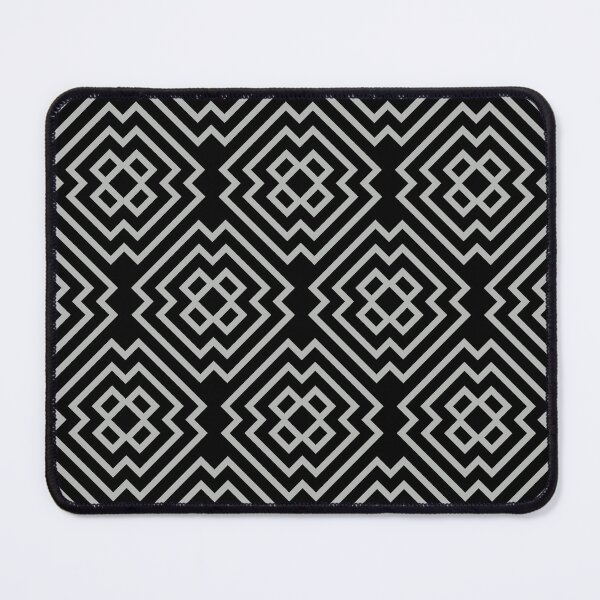 Item preview, Gray and Black Ornamental Shape Pattern 6 Coordinates w/ 2022 Popular Color Behr Lunar Surface N460-3 designed and sold by ColorOfTheYears.