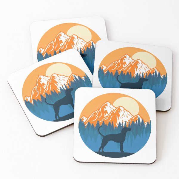 Artikelvorschau, Windhund Hund Silhouette Sonnenuntergang Berg Wald Windhundliebhaber entworfen und verkauft von alaechamlal.