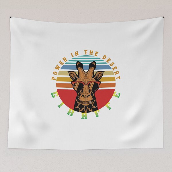 Item preview, POWER IN THE DESERT GIRAFFE designed and sold by Marakstore.