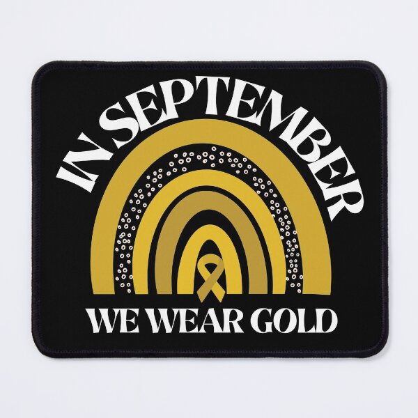 Item preview, In September We Wear Gold designed and sold by Imaginative Expressions⭐️ ⭐️ ⭐️ ⭐️ ⭐️.