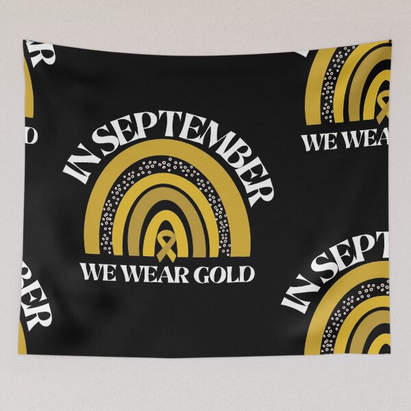 Item preview, In September We Wear Gold designed and sold by Imaginative Expressions⭐️ ⭐️ ⭐️ ⭐️ ⭐️.