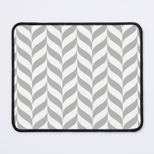 Item preview, Gray and White Pretty Herringbone Pattern Coordinates w/ 2022 Popular Color Behr Lunar Surface N460-3 designed and sold by ColorOfTheYears.