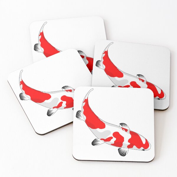 Item preview, koi carp kohaku fortune fish designed and sold by DiduWeer.