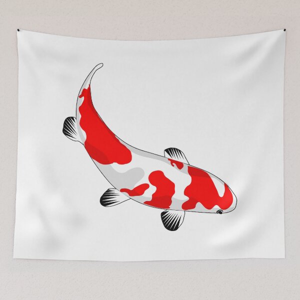 Item preview, koi carp kohaku fortune fish designed and sold by DiduWeer.