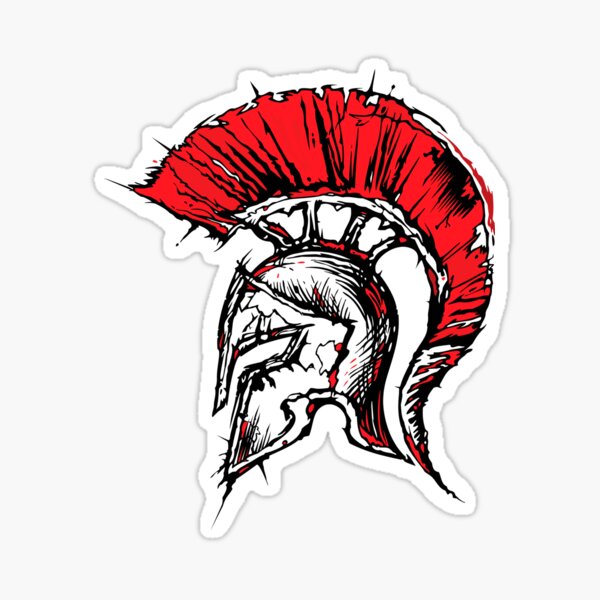 Spartan Stickers Redbubble