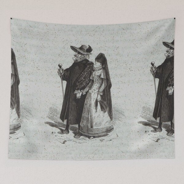 Item preview, spanish royals vintage illustration designed and sold by Vintage Designs +.