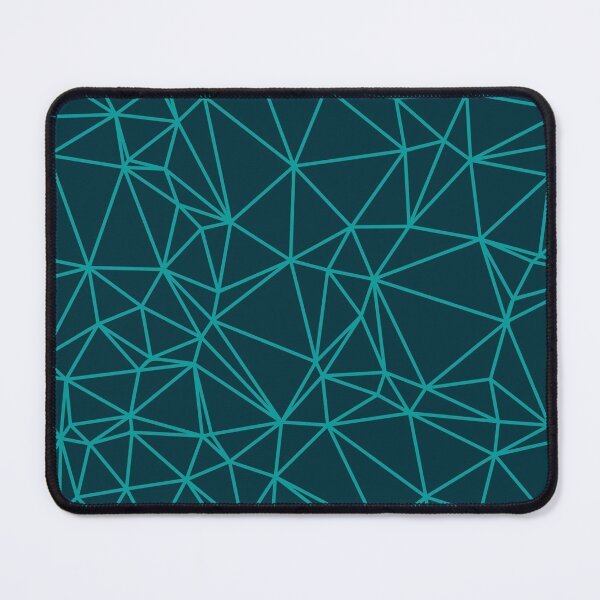 Item preview, Dark Teal Blue - Abstract Geometric Crystal designed and sold by thelustrous.