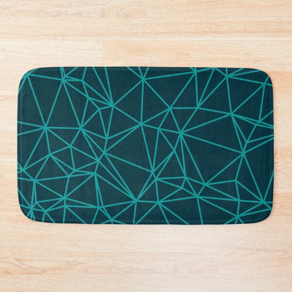 Item preview, Dark Teal Blue - Abstract Geometric Crystal  designed and sold by thelustrous.