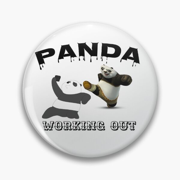 Item preview, panda working out designed and sold by Faust-design.