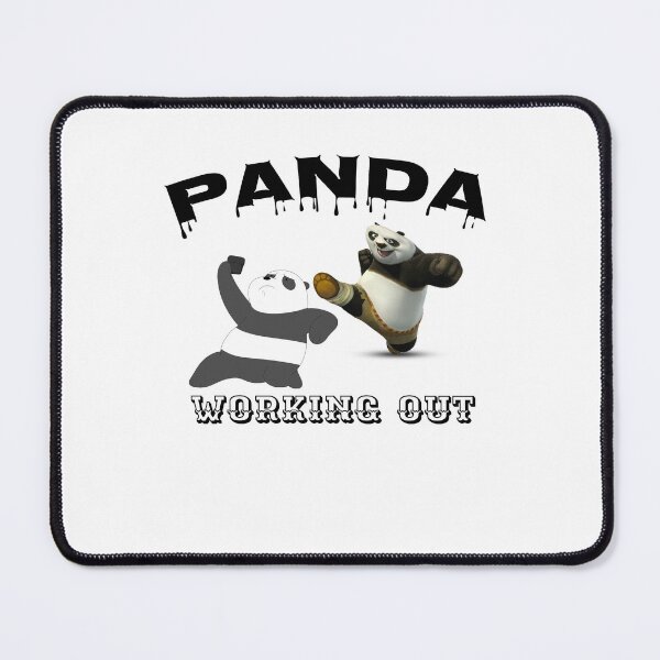 Item preview, panda working out designed and sold by Faust-design.
