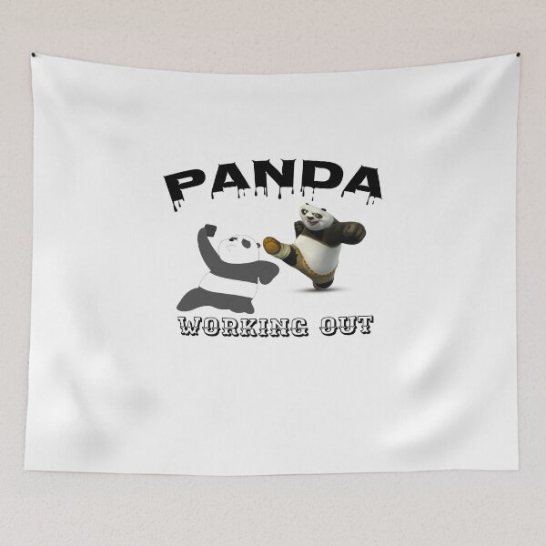 Item preview, panda working out designed and sold by Faust-design.