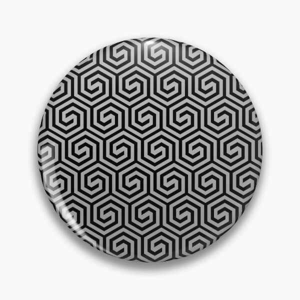 Item preview, Gray and Black Spiral Tessellation Pattern Coordinates w/ 2022 Popular Color Behr Lunar Surface N460-3 designed and sold by ColorOfTheYears.
