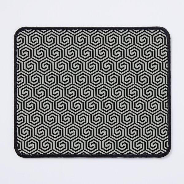Item preview, Gray and Black Spiral Tessellation Pattern Coordinates w/ 2022 Popular Color Behr Lunar Surface N460-3 designed and sold by ColorOfTheYears.
