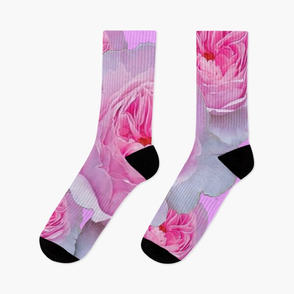 Item preview, ALL PINK-WHITE GARDEN ROSE PINK ART designed and sold by sharlesart.