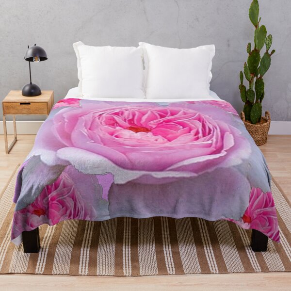 Item preview, ALL PINK-WHITE GARDEN ROSE PINK ART designed and sold by sharlesart.