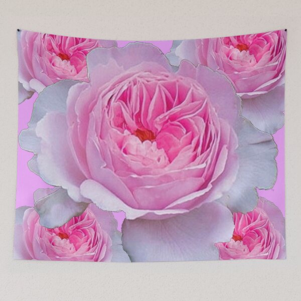 Item preview, ALL PINK-WHITE GARDEN ROSE PINK ART designed and sold by sharlesart.