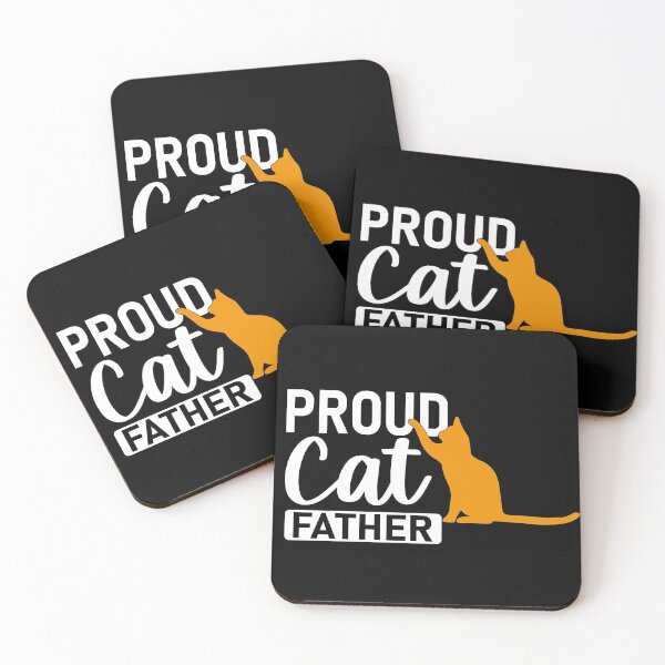 Item preview, Proud Cat Father Funny Design designed and sold by simpleDesignerr.