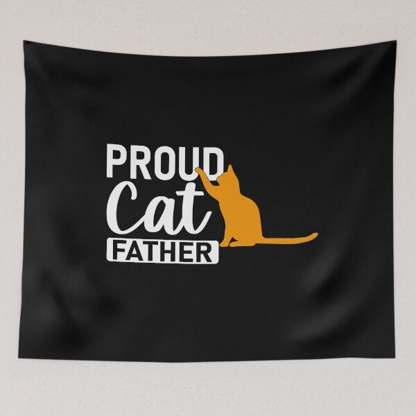 Item preview, Proud Cat Father Funny Design designed and sold by simpleDesignerr.