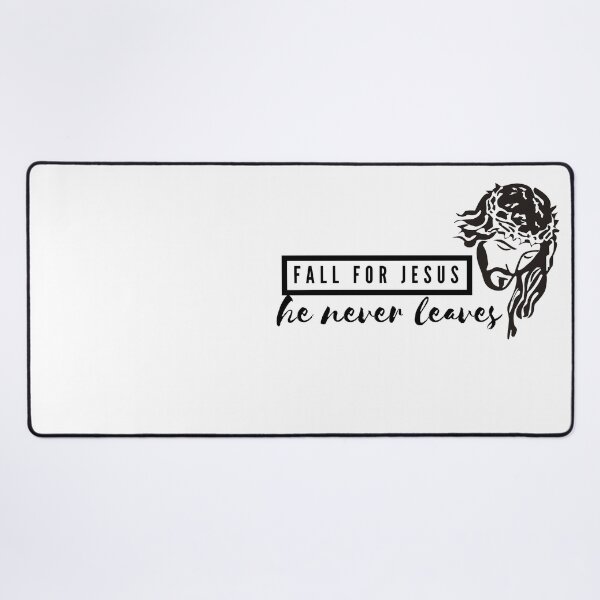 Item preview, Fall for Jesus He Never Leaves Christian Faith Jesus designed and sold by wanasak.