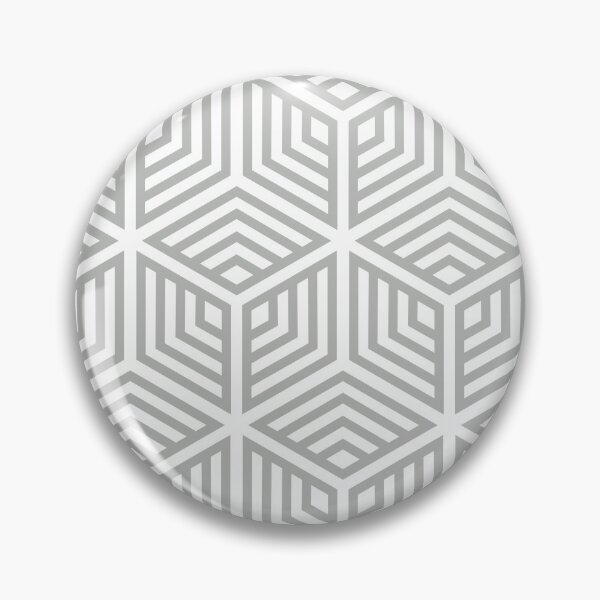 Item preview, Gray and White Striped Cube Geometric Pattern Coordinates w/ 2022 Popular Color Behr Lunar Surface N460-3 designed and sold by ColorOfTheYears.