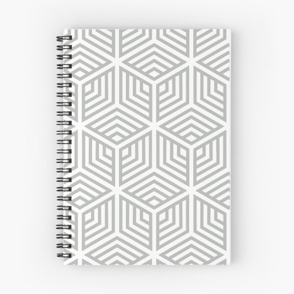 Item preview, Gray and White Striped Cube Geometric Pattern Coordinates w/ 2022 Popular Color Behr Lunar Surface N460-3 designed and sold by ColorOfTheYears.