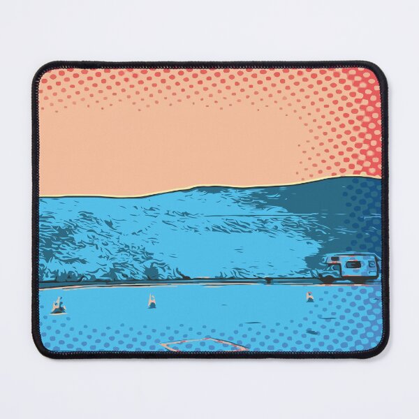 Item preview, Lonely Camper In Isolated Desert Landscape designed and sold by D-Spot Shop.