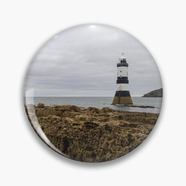 Item preview, Trwyn du lighthouse and Puffin Island designed and sold by rawshutterbug.