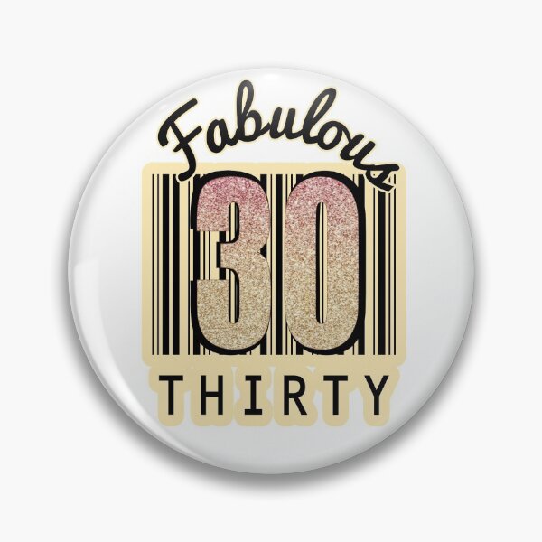 Item preview, Fabulous Thirty | Happy 30th Birthday designed and sold by JooArtPrints  ★★★★★.