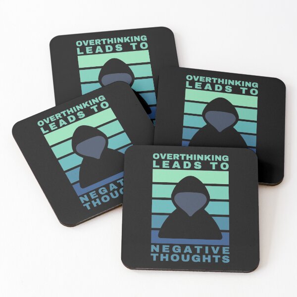 Item preview, overthinking leads to negative thoughts designed and sold by Joel-QO.
