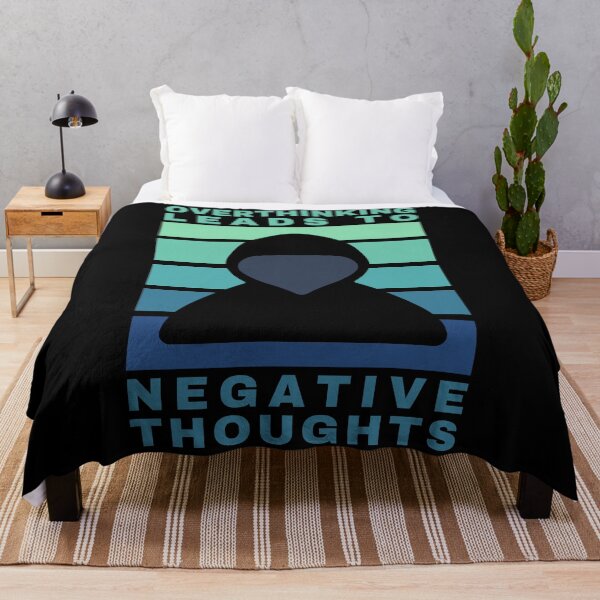 Item preview, overthinking leads to negative thoughts designed and sold by Joel-QO.