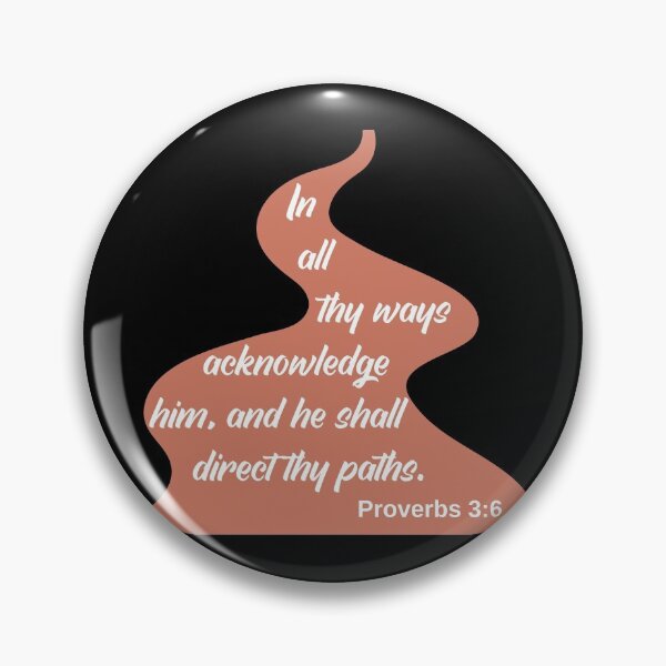 Item preview, Proverbs 3:6 King James Version designed and sold by Caregiverology.