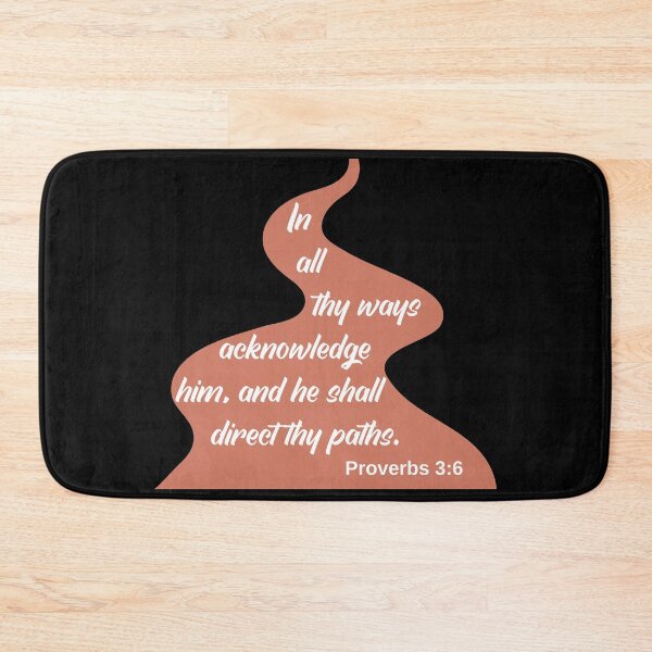 Item preview, Proverbs 3:6 King James Version designed and sold by Caregiverology.