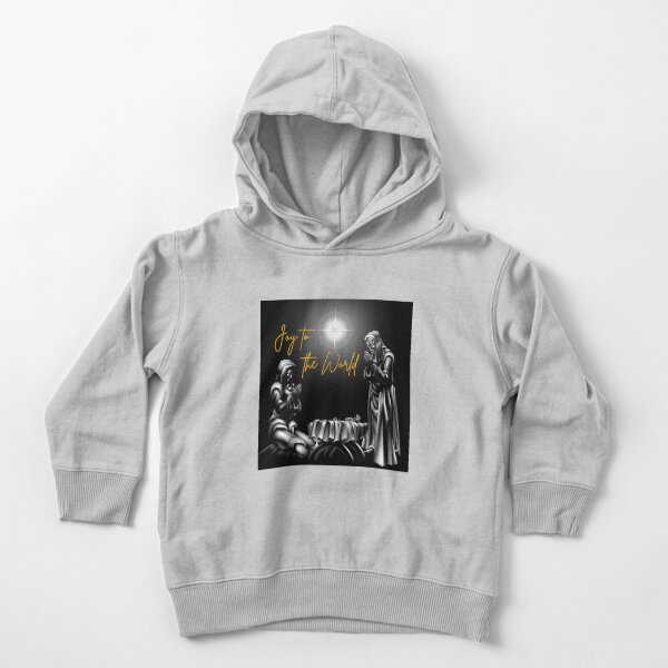 Joy to the World Nativity Scene Toddler Pullover Hoodie