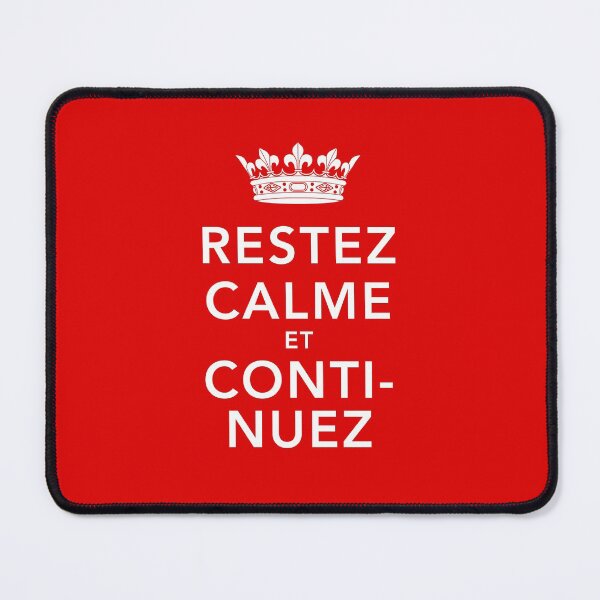 Item preview, Restez Calme et Continuez designed and sold by Art by s2ray.