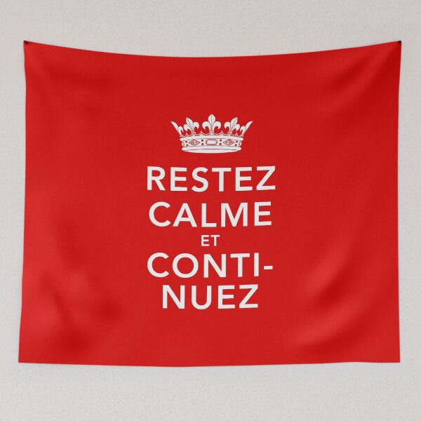 Item preview, Restez Calme et Continuez designed and sold by Art by s2ray.