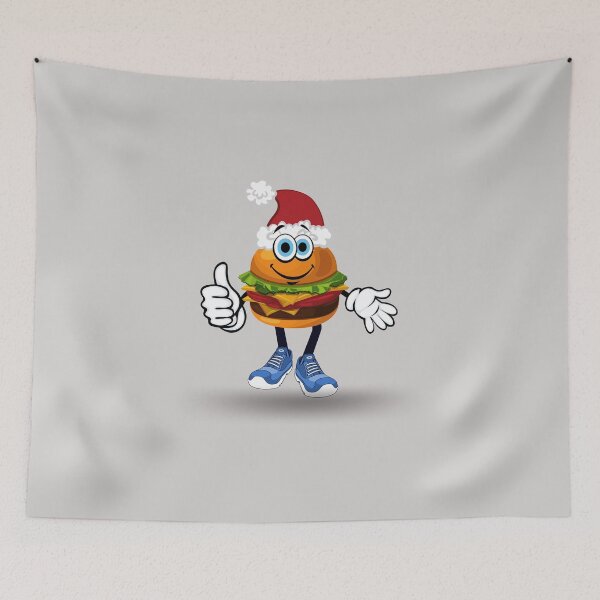 Item preview, Burger Lovers - Funny Santa designed and sold by Calakan.